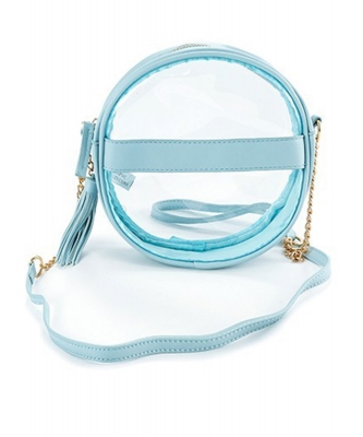 Circle Clear Crossbody BA510008 SKY BLUE